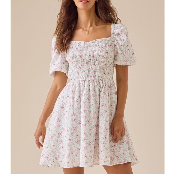 Tullabee Stacey Floral Mama Mini Dress - Picture 2 of 10